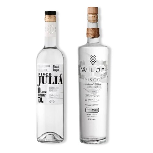 Pack Artesanal Pisco Wilüf 40° + Pisco Juliá 40